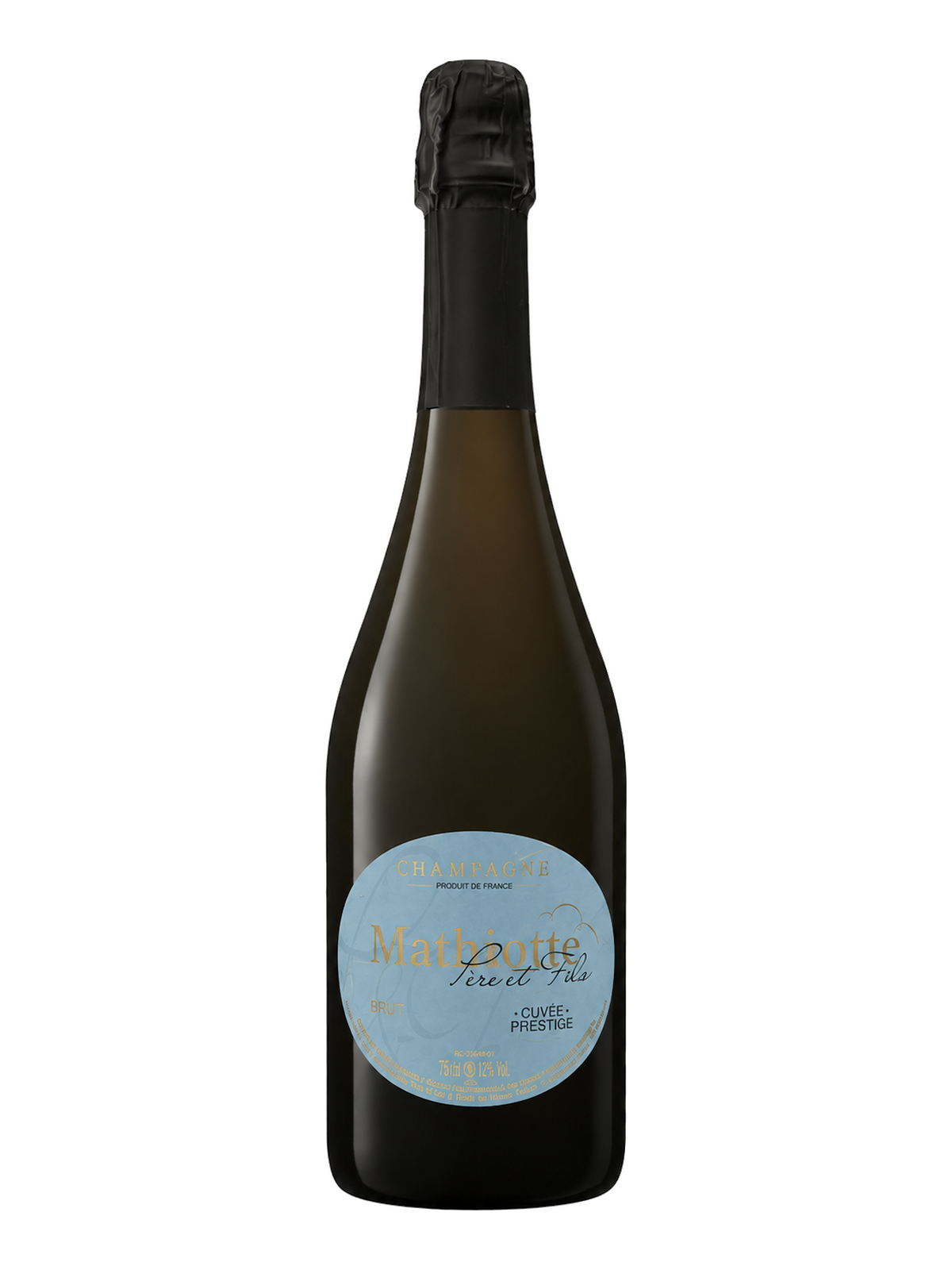 Bouteille de Champagne Cuvée Prestige – Champagne Mathiotte Père & Fils