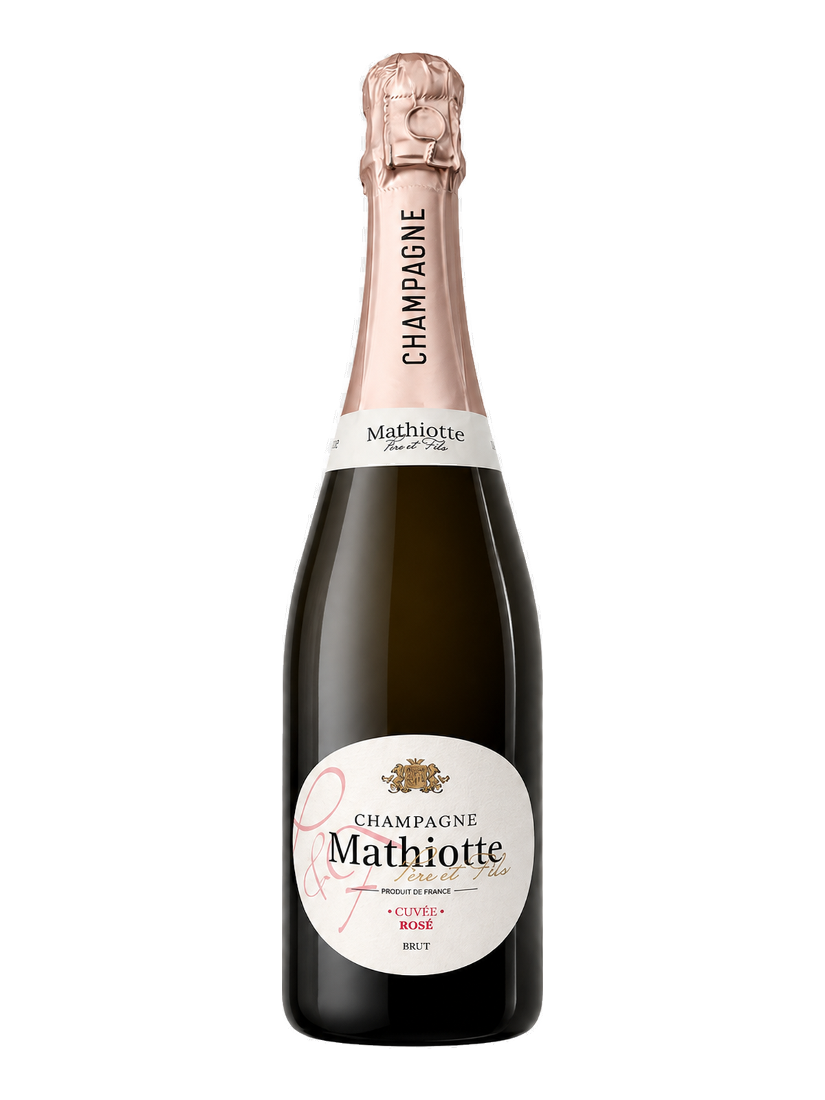 Bouteille de Champagne Cuvée Rosé – Champagne Mathiotte Père & Fils